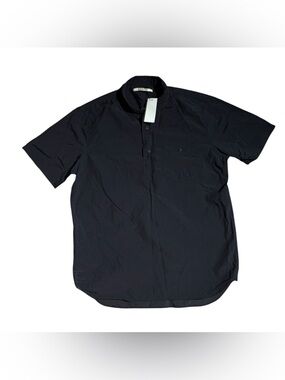 KESTIN Technical Nylon Polo Shirt Black
